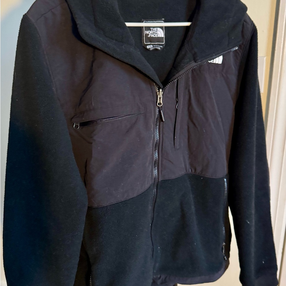 The North Face Black Performance Jacket with Fleece Texture